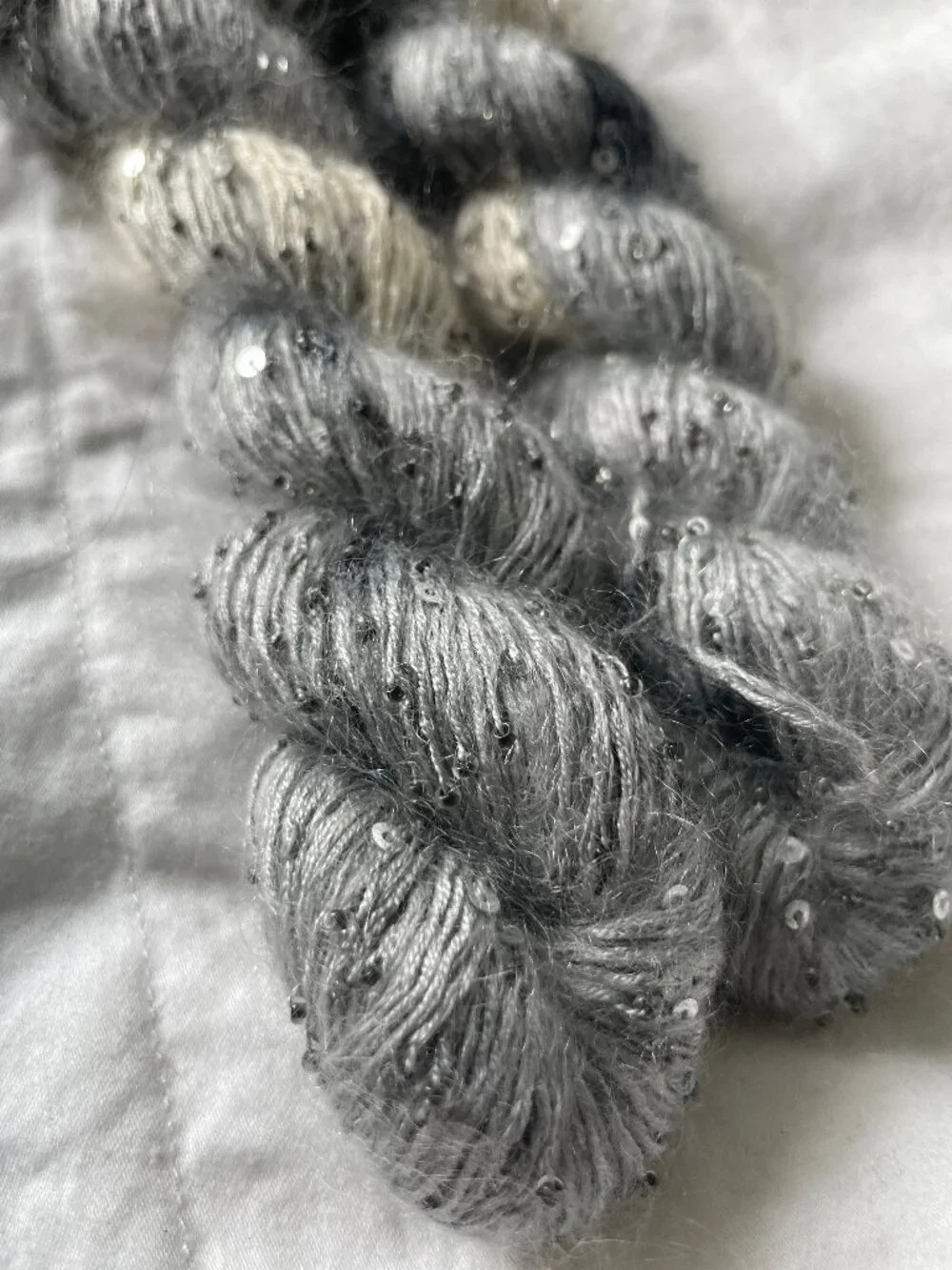 Artyarns Beaded Mohair and Sequins Silk Yarn 2 Skeins